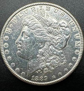 1889 Morgan Silver Dollar (appears uncirculated)