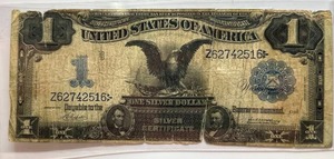 1899 Black Eagle $1 United States Silver Certificate Bill