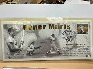 Roger Maris 1st Day Issue Stamp