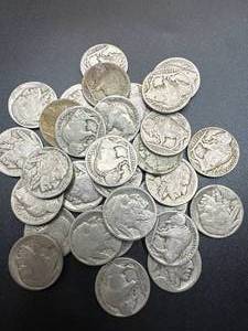 Lot of 30 Buffalo Nickels