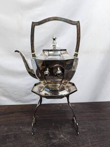 Silverplated Kettle With Stand