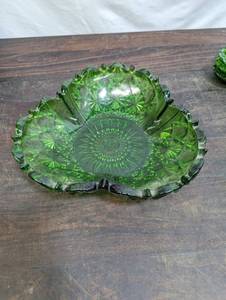 Collection of Green Glassware