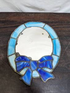Old Stained Glass Mirror