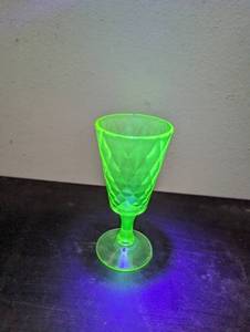 Small Uranium Glass Cup