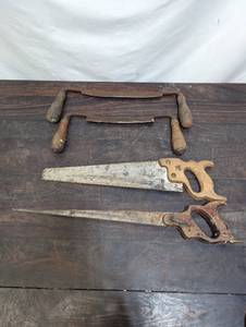 Old Drawknives And Saws
