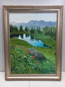 Roger Pickering Mountain Valley Scene