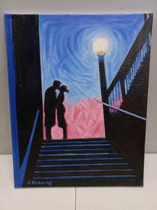 Roger Pickering Kiss by Lamp Light