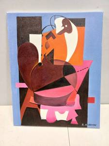 Roger Pickering Pink Abstract