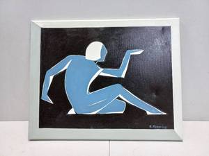Roger Pickering Blue Man