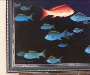 Roger Pickering Framed Goldfish