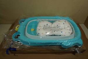 Portable Folding Baby Bath Tub with Temp Gauge