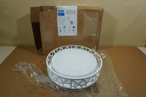 14 Deco LED Flush Mount Ceiling Light -White
