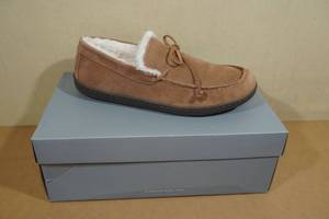 Vionic Mens Adler Slipper -Size 11, Chestnut