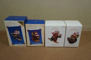 4 Hallmark Keepsake Christmas Ornaments -Hockey Thrills, Speedy Delivery