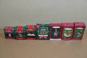8 Hallmark Keepsake Christmas Ornaments -Mistletoe Surprise, A Wise Follower