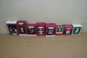 8 Hallmark Keepsake Christmas Ornaments -All Sooted Up, Ski Tripper