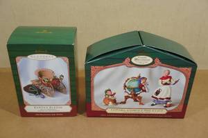 2 Multi Piece Hallmark Keepsake Christmas Ornaments