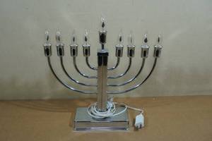 Light-Up Flickering Hannukah Menorah