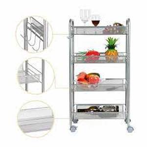 Homfa 4-Tier Rolling Cart