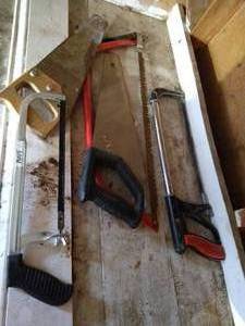 lot 71 image: (5) Hand Saws