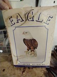 lot 83 image: Hoffman Eagle Decanter With Music Box