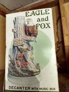 lot 84 image: Eagle & Fox Decanter With Music Box