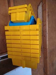 lot 106 image: (11) Large And Medium ToolHardware Bins