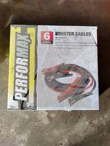 lot 123 image: 6 Ga. 16 Jumper Cables - New In Box