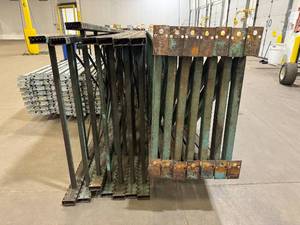 Speed Rack Pallet Racking - 14 uprights, 80 crossbars, clips