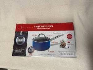 Emeril Lagasse 1.5 Qt Sauce Pan with lid- New in box.