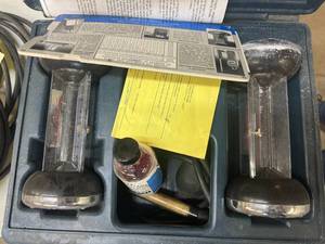 Oil and Gas Combustion Test Kits, two kits in cases