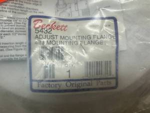 Oil Burner Flange with Gasket Kit
