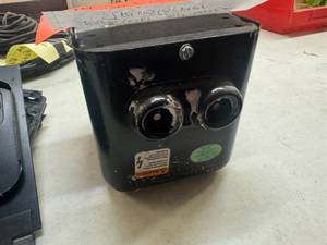 10,000 Volt Oil Burner Transformer & attachments