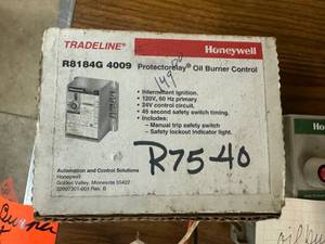 Oil Burner Controls and Flame Detector - New