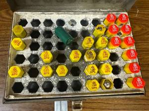 Oil Burner Nozzles in case. 25