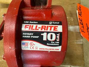 Fill-Rite Gas Oil Rotary Hand Pump, 10 gal