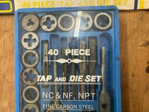 Tap and Die Set, 40 pieces