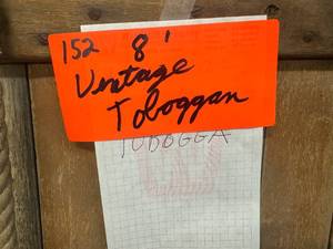 8 Vintage Toboggan