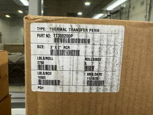 Eleven New Boxes White Labels