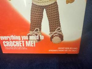 New in Box Big Bird and Ernie Crochet Doll Kits