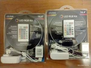 lot 25 image: (2) 16.4 LED RGB Kit - New In Box
