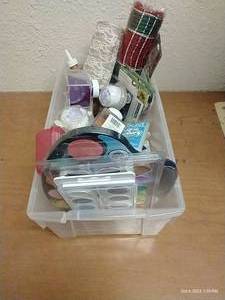 lot 31 image: Misc. Craft & Art Kits, Glue Sticks, Glitter, Paints