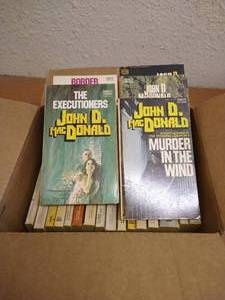 lot 77 image: Box Of John D. McDonald Novels