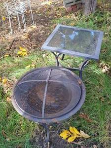lot 112 image: Patio Table & Fire Pit