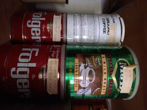 lot 141 image: (4) Coffee Cans Sheetrock Screws