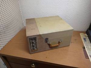 lot 152 image: Vintage Record PlayerCase