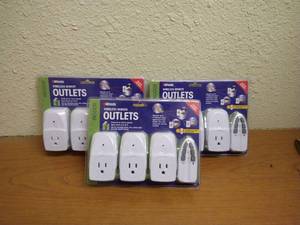 lot 164 image: (3) Brand New Wireless Remote Outlets