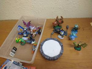 lot 174 image: Container Of Skylander Figurines
