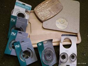 lot 192 image: (3) New Cutting Boards & Strainers