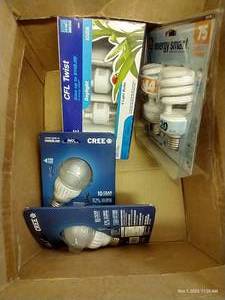 lot 205 image: Box Of Brand New Light Bulbs